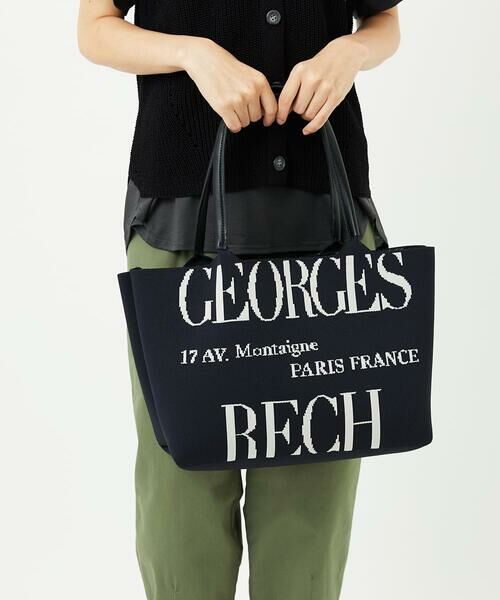 Maison de CINQ / メゾン ドゥ サンク トートバッグ | ロゴニットトートバッグ | 詳細3