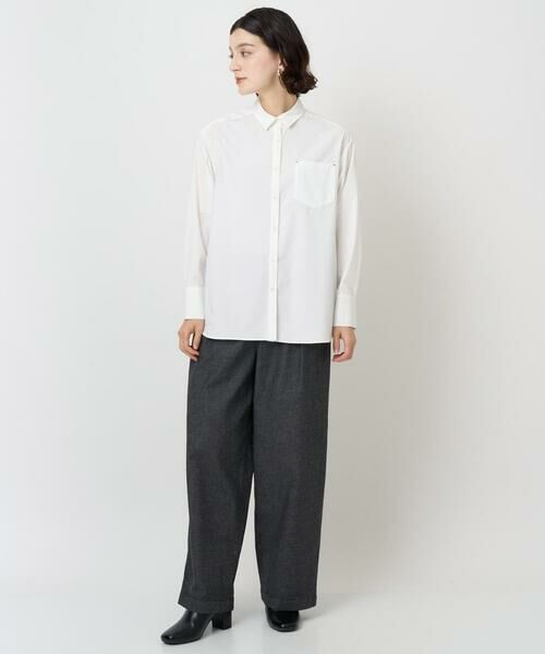 Maison de CINQ / メゾン ドゥ サンク シャツ・ブラウス | [日本製]ストレッチタイプライターシャツ | 詳細8