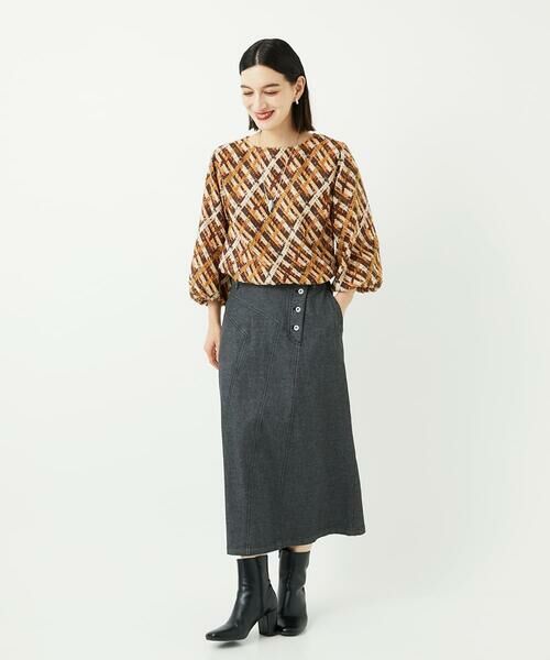 Maison de CINQ / メゾン ドゥ サンク シャツ・ブラウス | [日本製]フェザーバルーンスリーブブラウス | 詳細21