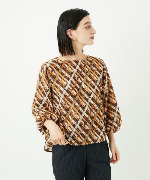 Maison de CINQ / メゾン ドゥ サンク シャツ・ブラウス | [日本製]フェザーバルーンスリーブブラウス | 詳細4