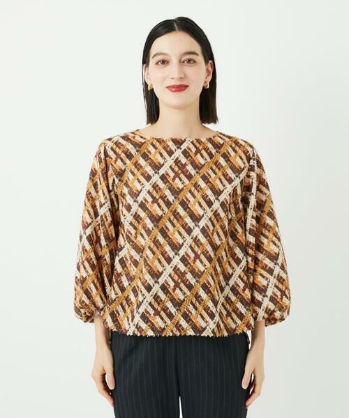 Maison de CINQ / メゾン ドゥ サンク シャツ・ブラウス | [日本製]フェザーバルーンスリーブブラウス | 詳細5