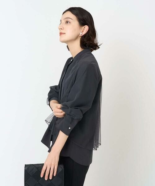 Maison de CINQ / メゾン ドゥ サンク シャツ・ブラウス | シアーチュールレイヤードブラウス | 詳細1