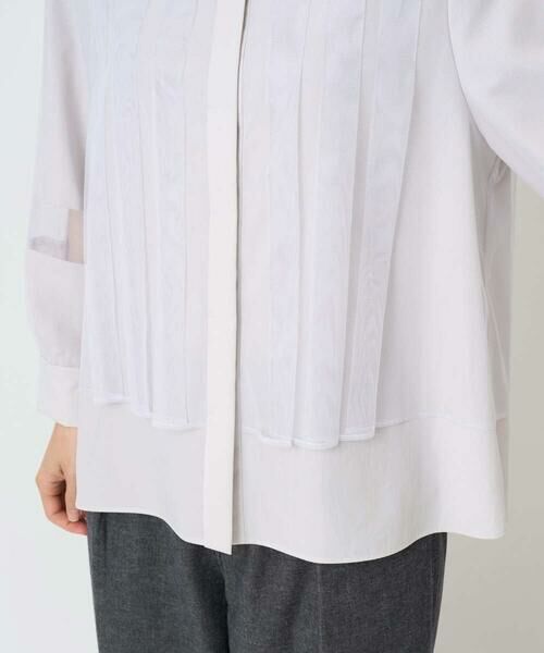 Maison de CINQ / メゾン ドゥ サンク シャツ・ブラウス | シアーチュールレイヤードブラウス | 詳細10