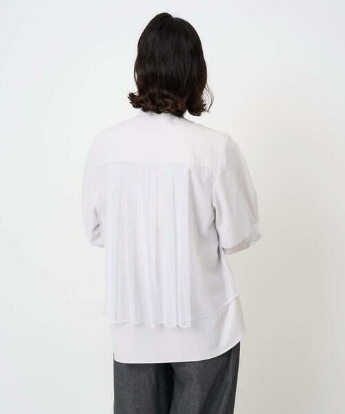 Maison de CINQ / メゾン ドゥ サンク シャツ・ブラウス | シアーチュールレイヤードブラウス | 詳細3