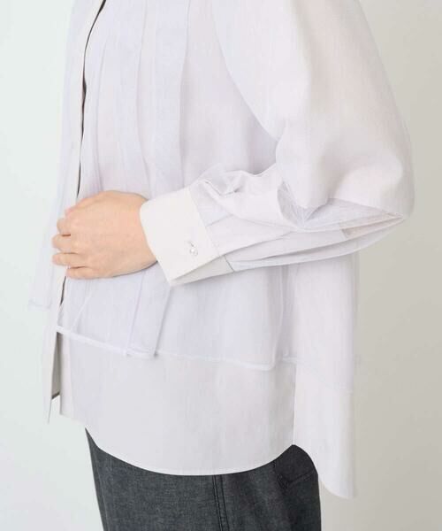 Maison de CINQ / メゾン ドゥ サンク シャツ・ブラウス | シアーチュールレイヤードブラウス | 詳細8