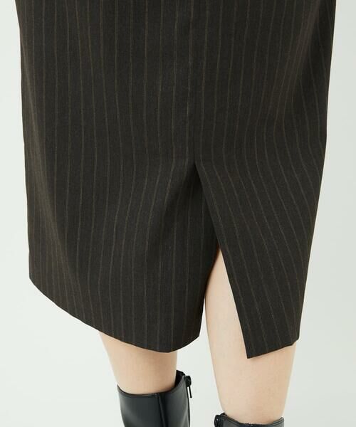 Maison de CINQ / メゾン ドゥ サンク ロング・マキシ丈スカート | ストライプVネックジャンパースカート | 詳細6