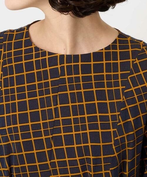 Maison de CINQ / メゾン ドゥ サンク ロング・マキシ丈ワンピース | Aラインオパールチェックワンピース | 詳細6