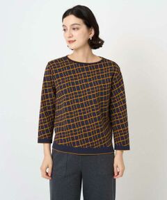 Maison de CINQ / メゾン ドゥ サンク ニット・セーター | [日本製]配色デザインジャージーニット