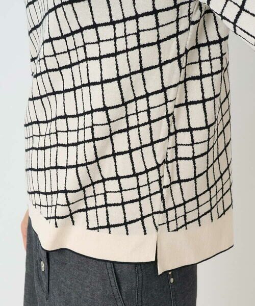 Maison de CINQ / メゾン ドゥ サンク ニット・セーター | [日本製]配色デザインジャージーニット | 詳細10