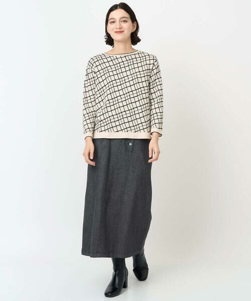 Maison de CINQ / メゾン ドゥ サンク ニット・セーター | [日本製]配色デザインジャージーニット | 詳細15