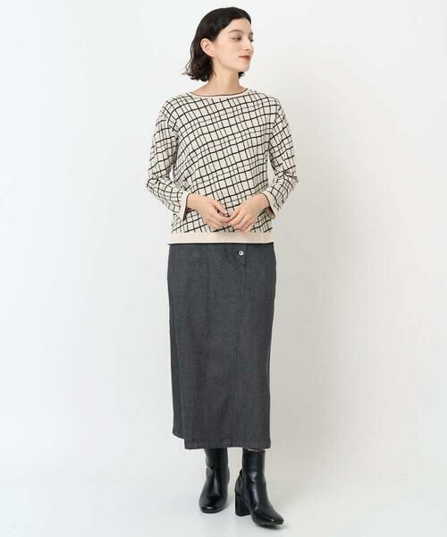 Maison de CINQ / メゾン ドゥ サンク ニット・セーター | [日本製]配色デザインジャージーニット | 詳細16