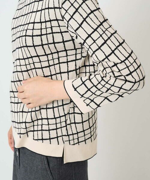 Maison de CINQ / メゾン ドゥ サンク ニット・セーター | [日本製]配色デザインジャージーニット | 詳細9