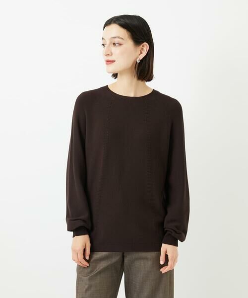 Maison de CINQ / メゾン ドゥ サンク ニット・セーター | [日本製]ガーター編みニットプルオーバー | 詳細1