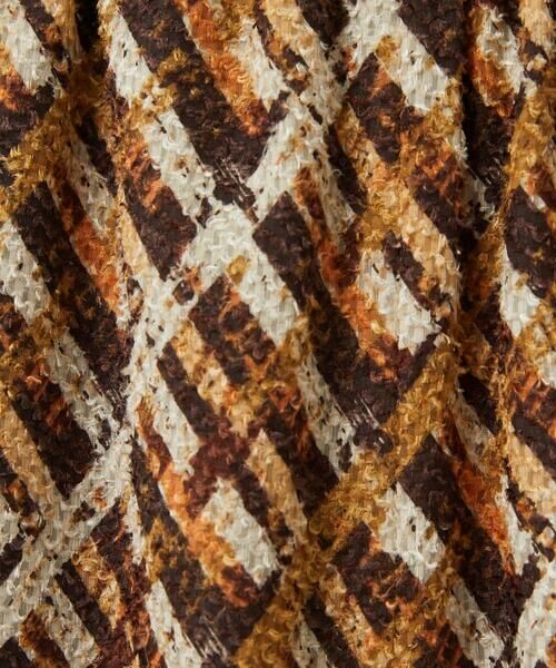 Maison de CINQ / メゾン ドゥ サンク ロング・マキシ丈スカート | [日本製]フェザーナロータイトチェックスカート | 詳細10