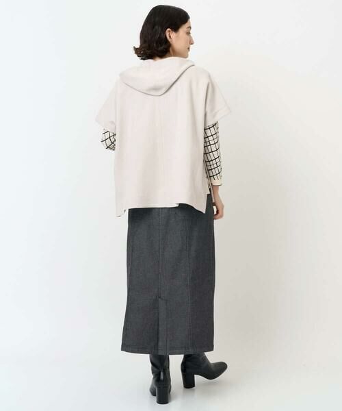 Maison de CINQ / メゾン ドゥ サンク ロング・マキシ丈スカート | [セットアップ対応]セミタイトブラックデニムスカート | 詳細13