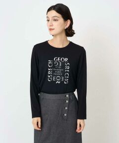 Maison de CINQ / メゾン ドゥ サンク カットソー | ベア天竺ロゴプルオーバー