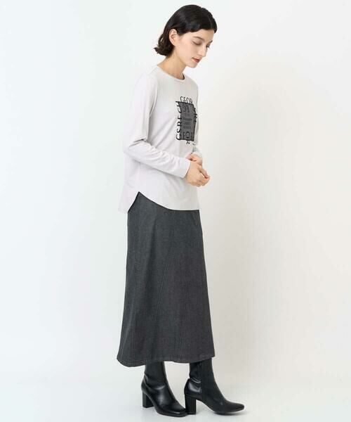 Maison de CINQ / メゾン ドゥ サンク カットソー | ベア天竺ロゴプルオーバー | 詳細12