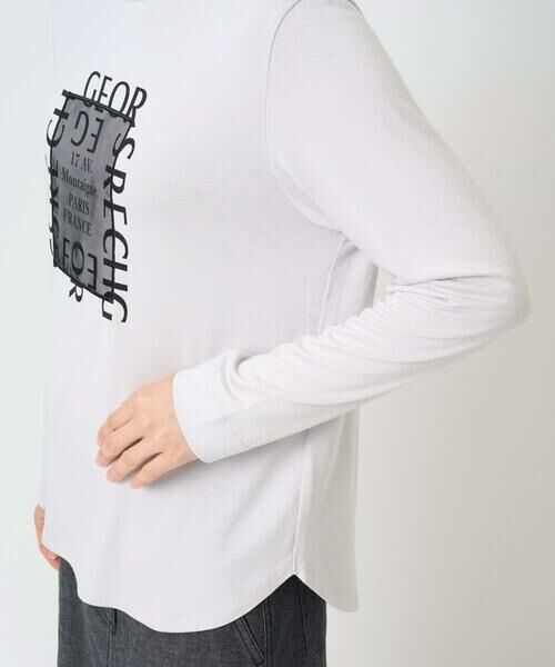 Maison de CINQ / メゾン ドゥ サンク カットソー | ベア天竺ロゴプルオーバー | 詳細7