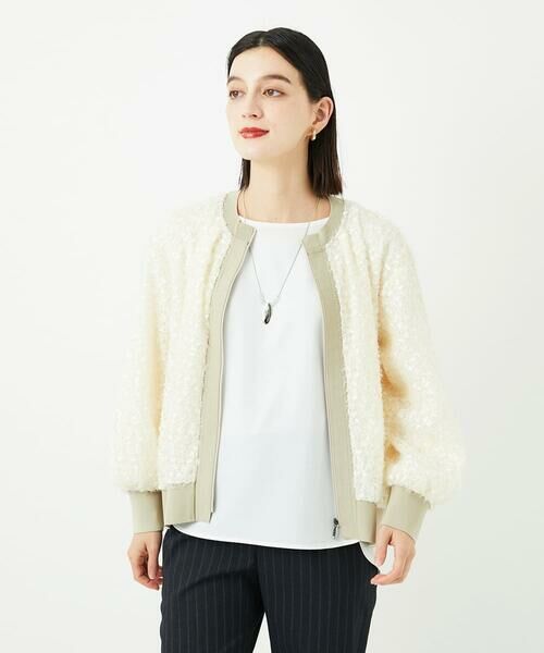 Maison de CINQ / メゾン ドゥ サンク カットソー | ストレッチブラウソー | 詳細4