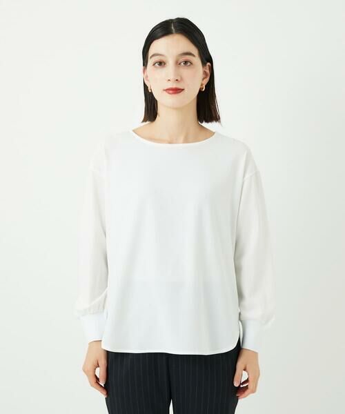 Maison de CINQ / メゾン ドゥ サンク カットソー | ストレッチブラウソー | 詳細8