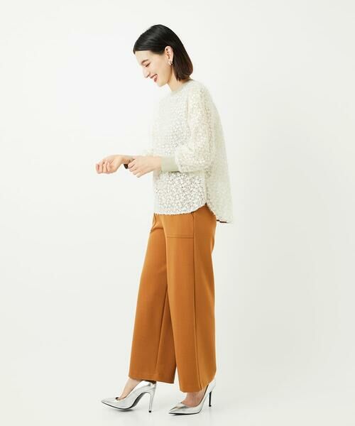 Maison de CINQ / メゾン ドゥ サンク カットソー | フェザーチュールプルオーバー | 詳細1