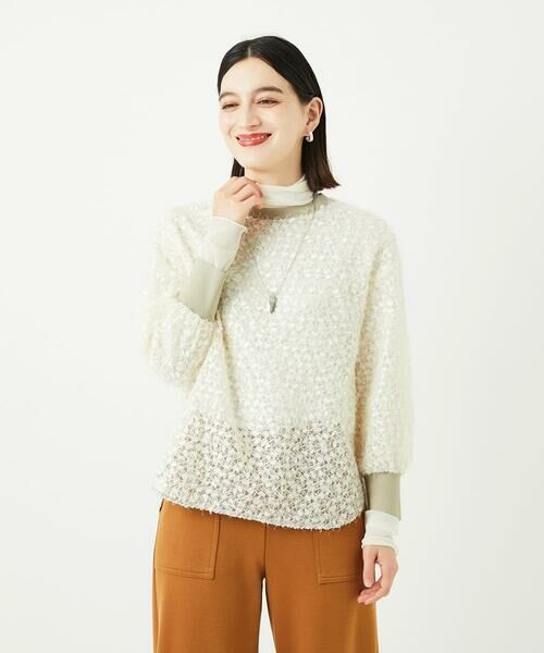 Maison de CINQ / メゾン ドゥ サンク カットソー | フェザーチュールプルオーバー | 詳細9