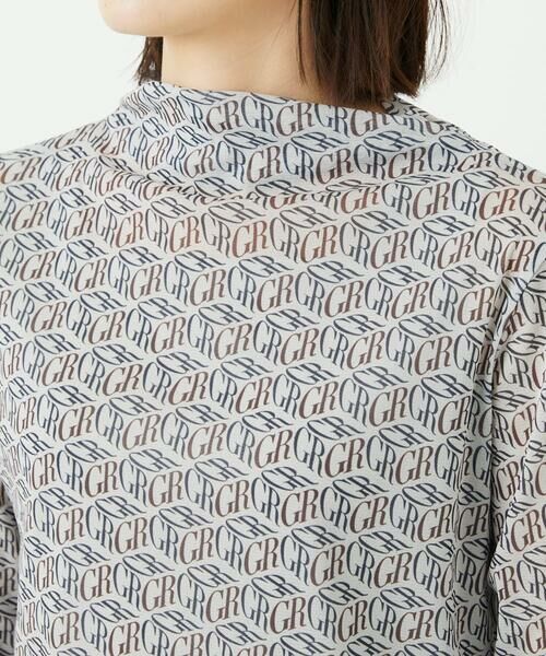 Maison de CINQ / メゾン ドゥ サンク カットソー | [日本製]シアーボトルネックロゴカットソー | 詳細10