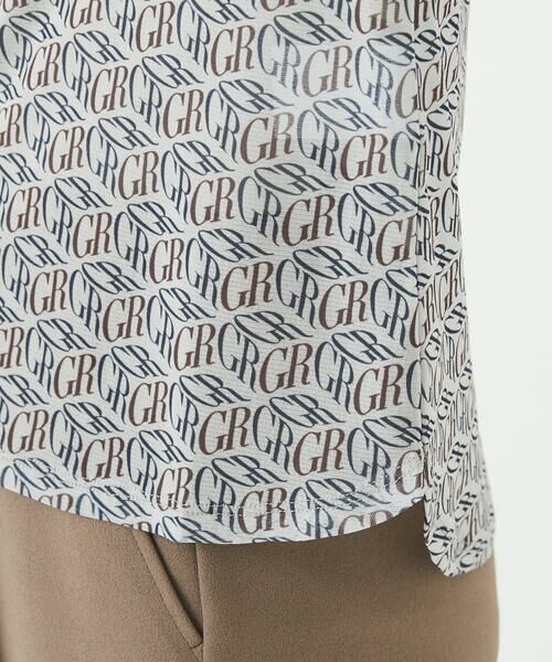 Maison de CINQ / メゾン ドゥ サンク カットソー | [日本製]シアーボトルネックロゴカットソー | 詳細12