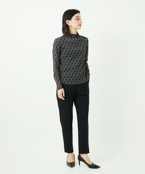 Maison de CINQ / メゾン ドゥ サンク カットソー | [日本製]シアーボトルネックロゴカットソー | 詳細16