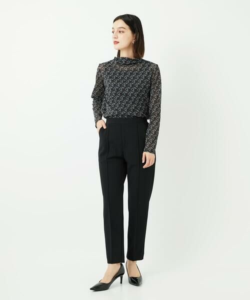 Maison de CINQ / メゾン ドゥ サンク カットソー | [日本製]シアーボトルネックロゴカットソー | 詳細17