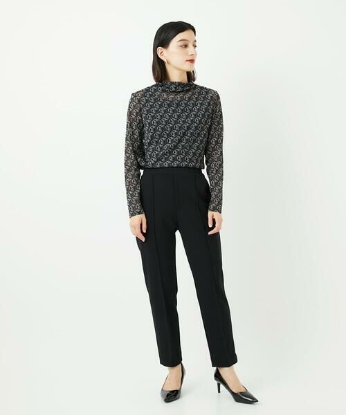 Maison de CINQ / メゾン ドゥ サンク カットソー | [日本製]シアーボトルネックロゴカットソー | 詳細18