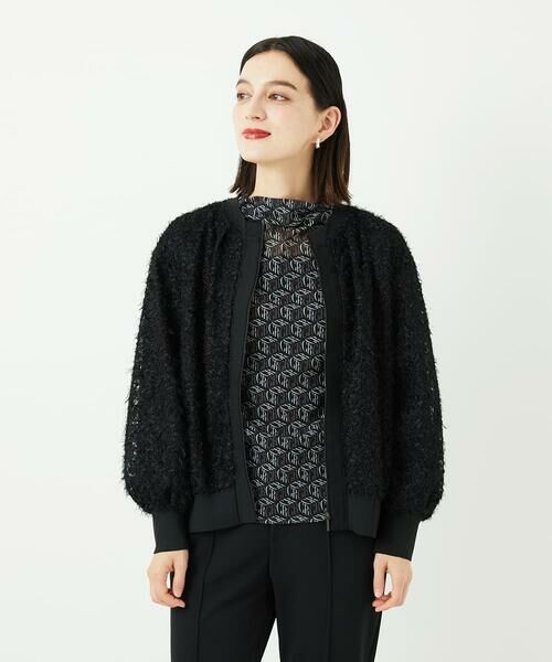 Maison de CINQ / メゾン ドゥ サンク カットソー | [日本製]シアーボトルネックロゴカットソー | 詳細2