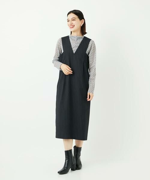 Maison de CINQ / メゾン ドゥ サンク カットソー | [日本製]シアーボトルネックロゴカットソー | 詳細26