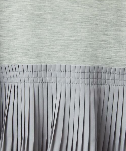 Maison de CINQ / メゾン ドゥ サンク カットソー | レーヨンプリーツ切替ペプラムカットソー | 詳細10