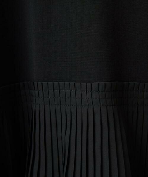 Maison de CINQ / メゾン ドゥ サンク カットソー | レーヨンプリーツ切替ペプラムカットソー | 詳細11