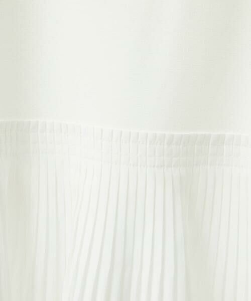 Maison de CINQ / メゾン ドゥ サンク カットソー | レーヨンプリーツ切替ペプラムカットソー | 詳細12