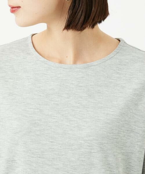 Maison de CINQ / メゾン ドゥ サンク カットソー | レーヨンプリーツ切替ペプラムカットソー | 詳細7