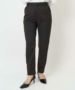 Maison de CINQ / メゾン ドゥ サンク その他パンツ | [日本製]ストライプテーパードパンツ