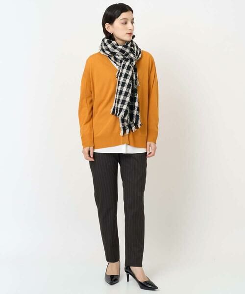 Maison de CINQ / メゾン ドゥ サンク その他パンツ | [日本製]ストライプテーパードパンツ | 詳細15