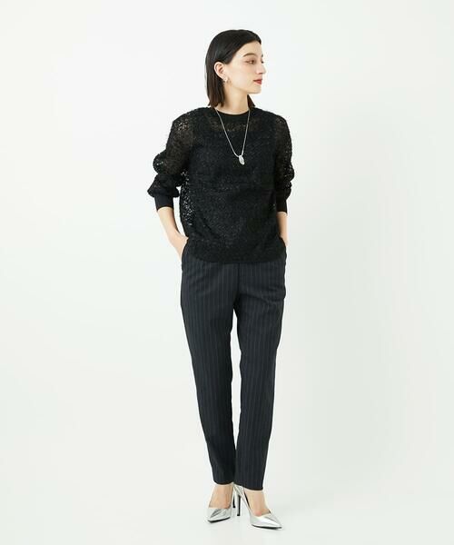 Maison de CINQ / メゾン ドゥ サンク その他パンツ | [日本製]ストライプテーパードパンツ | 詳細24