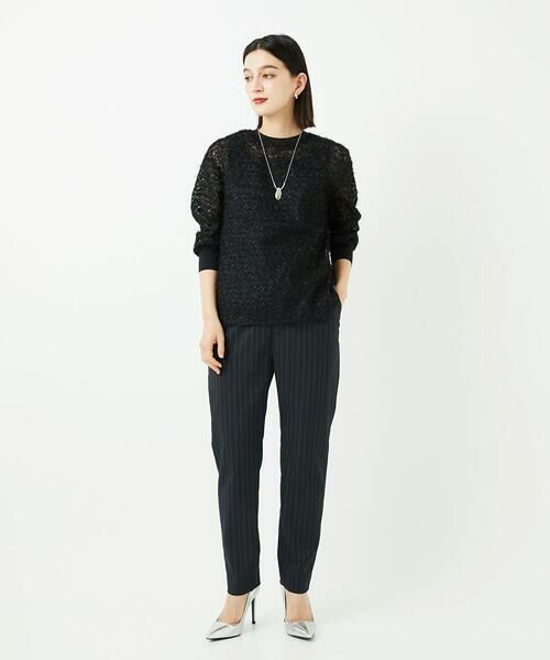 Maison de CINQ / メゾン ドゥ サンク その他パンツ | [日本製]ストライプテーパードパンツ | 詳細25