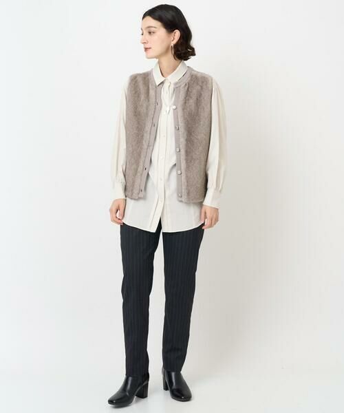 Maison de CINQ / メゾン ドゥ サンク その他パンツ | [日本製]ストライプテーパードパンツ | 詳細27