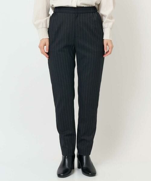 Maison de CINQ / メゾン ドゥ サンク その他パンツ | [日本製]ストライプテーパードパンツ | 詳細3