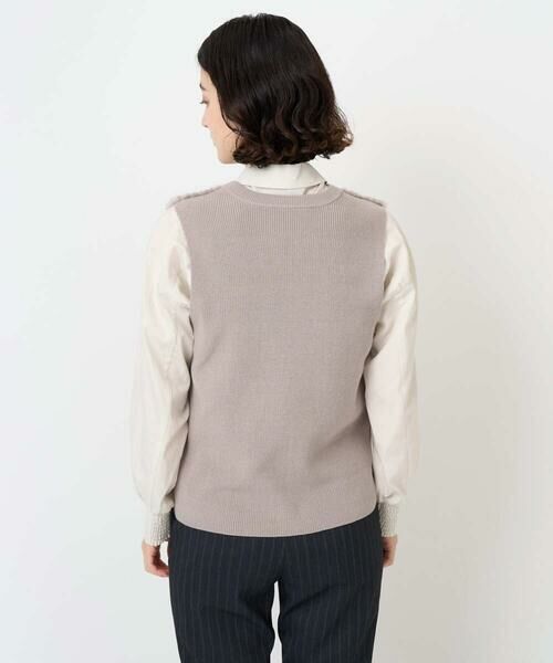 Maison de CINQ / メゾン ドゥ サンク ベスト | フェイクファーニットベスト | 詳細8