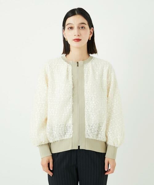 Maison de CINQ / メゾン ドゥ サンク その他アウター | フェザーチュールブルゾン | 詳細6