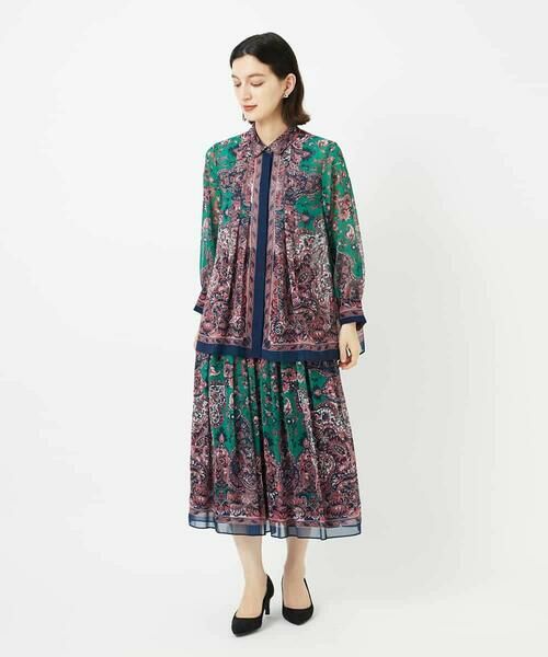 Maison de CINQ / メゾン ドゥ サンク シャツ・ブラウス | RATTIペイズリープリントブラウス | 詳細17