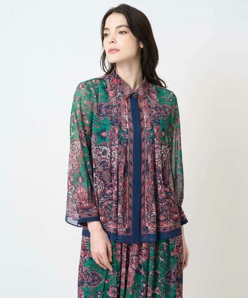 Maison de CINQ / メゾン ドゥ サンク シャツ・ブラウス | RATTIペイズリープリントブラウス | 詳細2