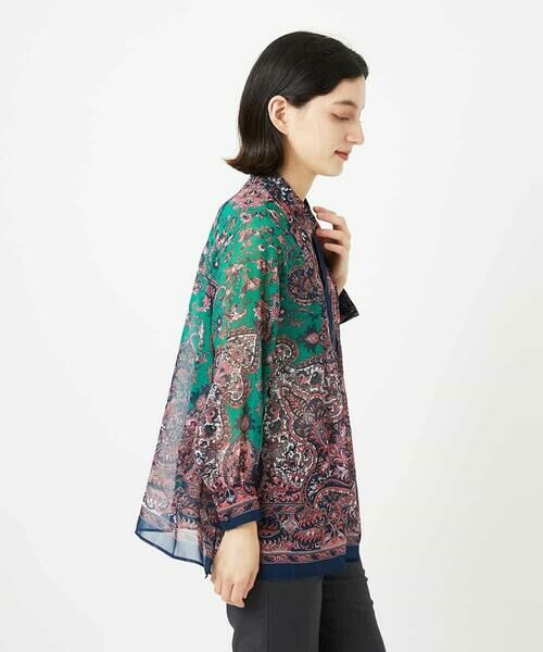 Maison de CINQ / メゾン ドゥ サンク シャツ・ブラウス | RATTIペイズリープリントブラウス | 詳細6