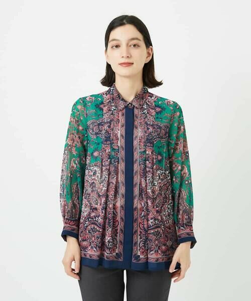 Maison de CINQ / メゾン ドゥ サンク シャツ・ブラウス | RATTIペイズリープリントブラウス | 詳細7