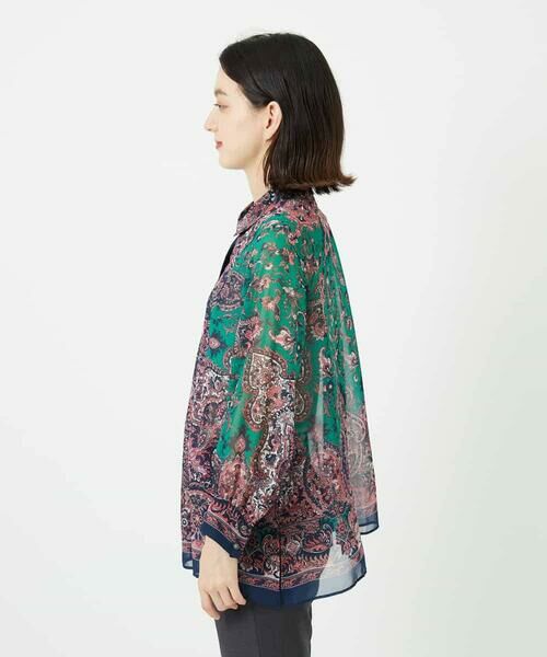 Maison de CINQ / メゾン ドゥ サンク シャツ・ブラウス | RATTIペイズリープリントブラウス | 詳細8